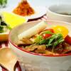 ♪豚丼＆きのこたっぷりわかめスープ♪