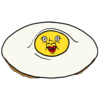 目玉焼き のかわいいイラスト