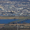 飯尾川を渡る高徳線を撮る！(眉山俯瞰編)