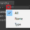 【Unity】HierarchyのType検索について