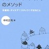  精神障害者を支えるグループミーティングのメソッド―作業所・デイケアでスタッフのできること／中村正利