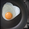 また目玉焼き　日曜日　くもり