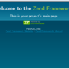  Zend Framework 1.11.5 インストールとサンプルプロジェクト