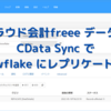 クラウド会計freee データをCData Sync でSnowflake にレプリケートする