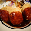 食堂スワロウ　メンチカツ定食