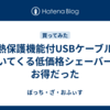 過熱保護機能付USBケーブルがついてくる低価格シェーバーがお得だった