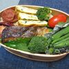 曲げわっぱ弁当69　塩鮭