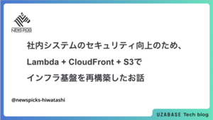 社内システムのセキュリティ向上のため、Lambda + CloudFront + S3でインフラ基盤を再構築した話