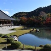 天龍寺の曹源池庭園と紅葉を一眼レフカメラで撮影してみた。