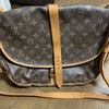 LOUIS VUITTON／ルイ・ヴィトンの修理；ソミュールのヌメ革全体交換【カシメ金具再利用！】...K's factory