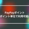 PayPayポイント、1ポイント単位で利用可能に　山崎光春