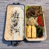 【お弁当】豚肉とれんこんのピリ辛きんぴら弁当