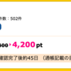 【ハピタス】ファミマTカードが4,200pt(4,200円)！ ショッピング条件なし！ さらに最大4,000ポイントプレゼントキャンペーンも！ 年会費無料！