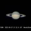 土星（2023-09-27）