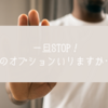 一旦STOP！そのオプションいりますか…？