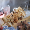 千葉神社近くの「八角」で、老舗のもつ焼きを堪能しました