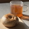沖縄土産で楽しむ、黒糖くるみベーグル🥯