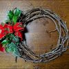 庭の植物を使って＜ノブドウのXmasリース＞★お出かけはホームセンター