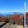 富士山を眺める山