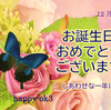 12月25日お誕生日おめでとうございます！