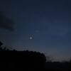 今夜の月と金星