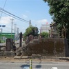 青面金剛像庚申塔（館林市赤生田町・大山祇神社向の富士塚）