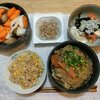 トウモロコシごはん。寄せ鍋 (10日目)