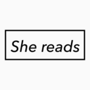 She reads.