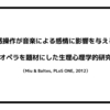 共感操作が音楽による感情に影響を与える：オペラを題材にした生理心理学的研究（Miu & Baltes, PLoS ONE, 2012）