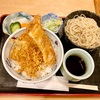 中区石川町の「そば処 木の芽」で天丼セット