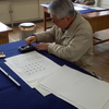 研秀の写経教室　hand-copying sutra/calligraphy class