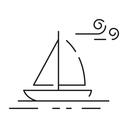 風待ち人生、今日も凪