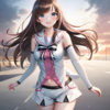 【Stable Diffusion】YesMix and LoRA generated images of Kizuna Ai.