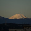 富士山に本格的な積雪