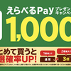 カバヤ｜えらべるPay1,000ポイントプレゼントキャンペーン