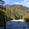 車窓からの風景「黒部峡谷トロッコ電車」