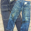 サムライジーンズ/SAMURAI JEANS　飾りステッチが際立つ特ザラセルビッチデニム使用の17ozダブルニ―ワークパンツ(^^b