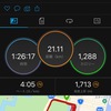Eペース走21.1km　
