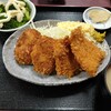 西川口の「あおき食堂」でクリームコロッケとチキンカツ定食を食べました★