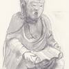 スケッチ練習　～ 浄慶寺の羅漢 ～