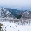 まだ雪が残る時期、電車で行く滋賀県の名山「綿向山」に登りました。霧氷。