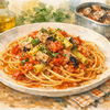 🐟🍅 鯖水煮×トマト×ネギの旨みパスタ