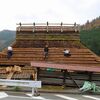 茅葺屋根の修復　京都府南丹市美山町