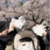 満開の桜、ちゃまくんと見に行けた♡
