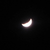 今夜は如月六日月