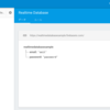 FirebaseのRealtime Databaseを利用してみる 〜その１〜