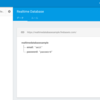 FirebaseのRealtime Databaseを利用してみる 〜その１〜