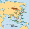 アジアスーパーグリッド（ASG）は、日本や中華人民共和国、韓国などを結ぶ電力網の構想であり、再生可能エネルギーを効率的に需要地に送電することを目的としている。1000キロボルト以上の交流電流と800ボルトの直流電流を使った数千キロメートルにわたる送電網を構築するには新技術の開発が必要で、リスク軽減の効果が期待されているが、コスト面では日本国内の送電線新設に長期間が必要とされる。また、隣国からの電力供給停止が安全保障上の懸念として指摘されている
