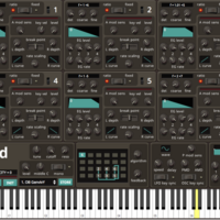 Dexed ソフトウェア シンセサイザー (無料の Yamaha DX7 DAW VST プラグイン)