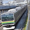 3月8日　戸塚～大船間E231コツ車走行、185系オール原色他